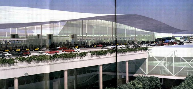 Diseño virtual de la nueva terminal del aeropuerto del Prat